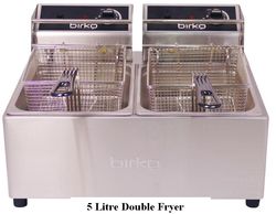 Birko Single & Double Electric Bench Fryer